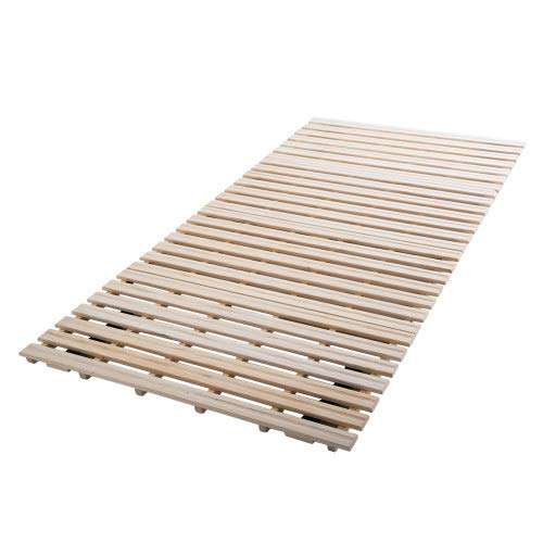 Amazon｜すのこベッド 折りたたみ 折りたたみベッド 二つ折り天然桐